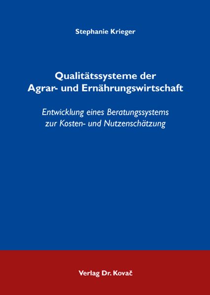 Qualitätssysteme der Agrar- und Ernährungswirtschaft