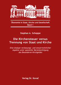 Die Kirchensteuer versus Trennung von Staat und Kirche