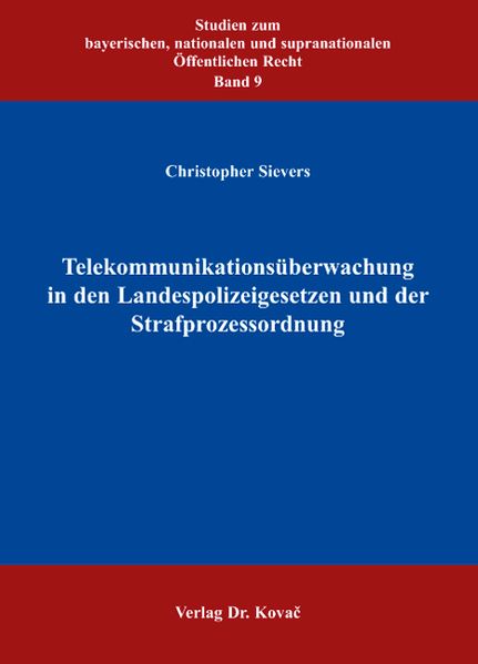 Telekommunikationsüberwachung in den Landespolizeigesetzen und der Strafprozessordnung