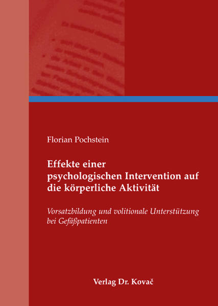 Effekte einer psychologischen Intervention auf die körperliche Aktivität
