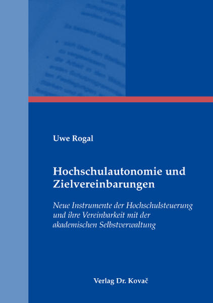 Hochschulautonomie und Zielvereinbarungen