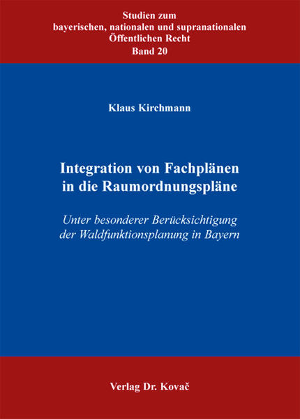 Integration von Fachplänen in die Raumordnungspläne