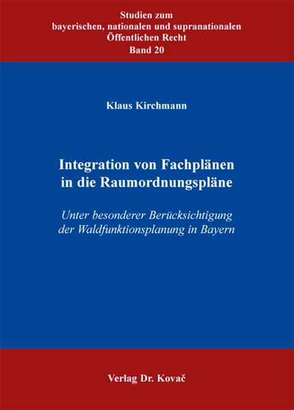 Integration von Fachplänen in die Raumordnungspläne
