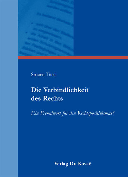 Die Verbindlichkeit des Rechts