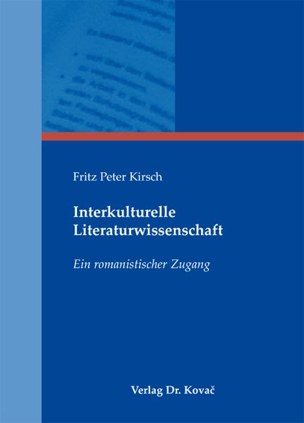 Interkulturelle Literaturwissenschaft