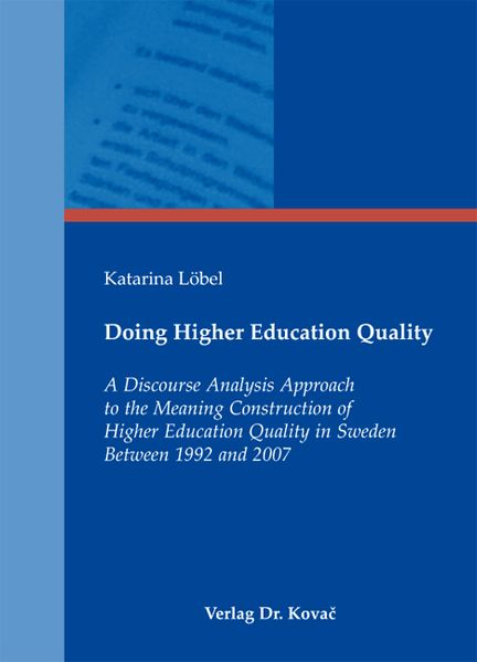 Doing Higher Education Quality