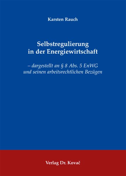 Selbstregulierung in der Energiewirtschaft