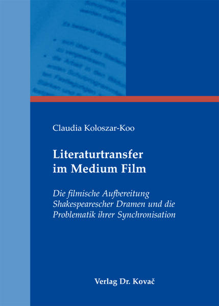 Literaturtransfer im Medium Film