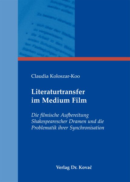 Literaturtransfer im Medium Film