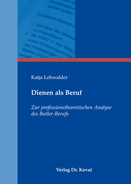Dienen als Beruf