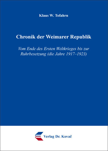 Chronik der Weimarer Republik