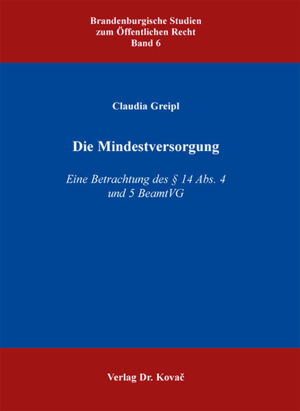 Die Mindestversorgung