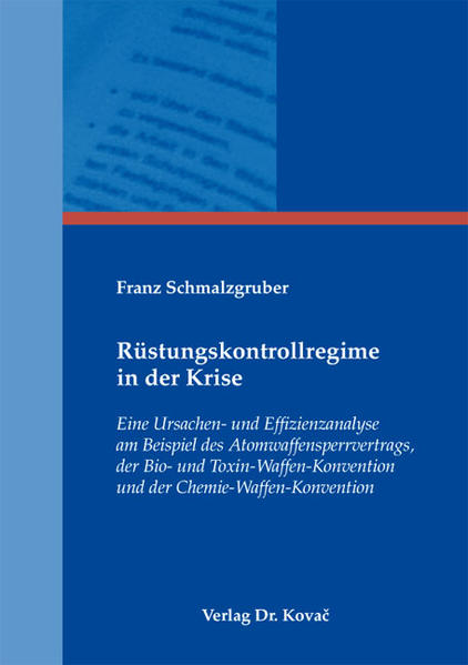 Rüstungskontrollregime in der Krise