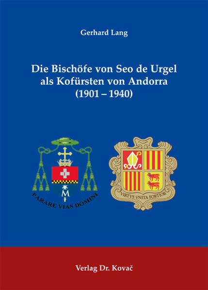 Die Bischöfe von Seo de Urgel als Kofürsten von Andorra (1901-1940)
