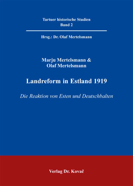Landreform in Estland 1919