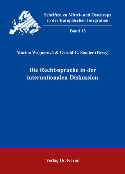 Die Rechtssprache in der internationalen Diskussion