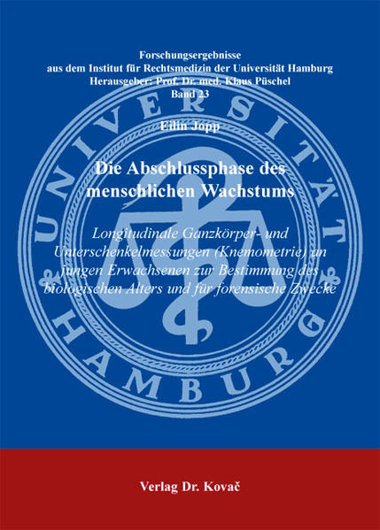 Die Abschlussphase des menschlichen Wachstums