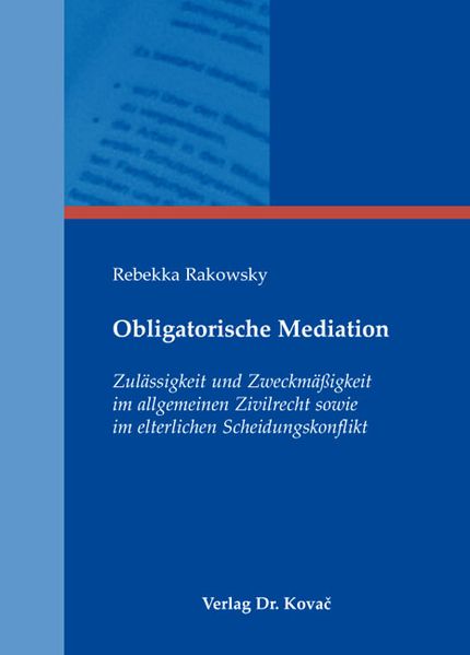 Obligatorische Mediation