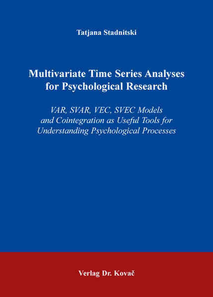 Multivariate Time Series Analyses for Psychological Research