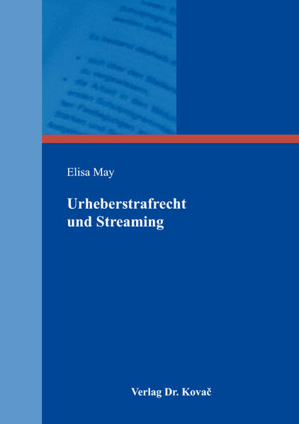 Urheberstrafrecht und Streaming