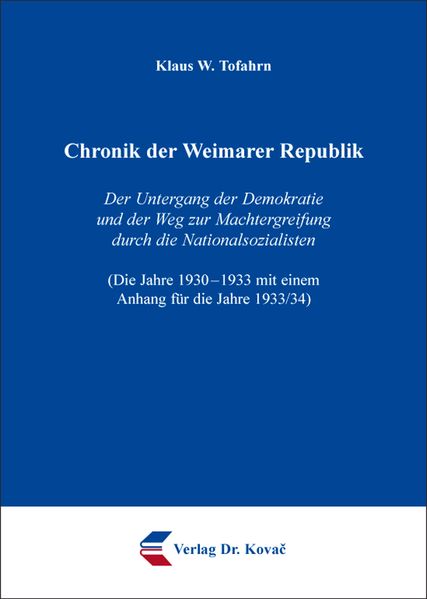 Chronik der Weimarer Republik