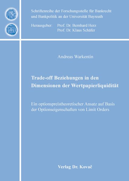 Trade-off Beziehungen in den Dimensionen der Wertpapierliquidität