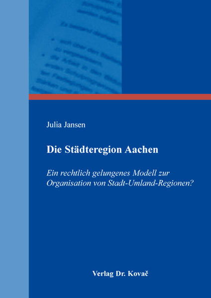 Die Städteregion Aachen