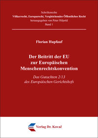 Der Beitritt der EU zur Europäischen Menschenrechtskonvention