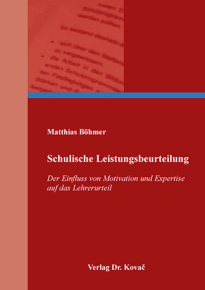 Schulische Leistungsbeurteilung