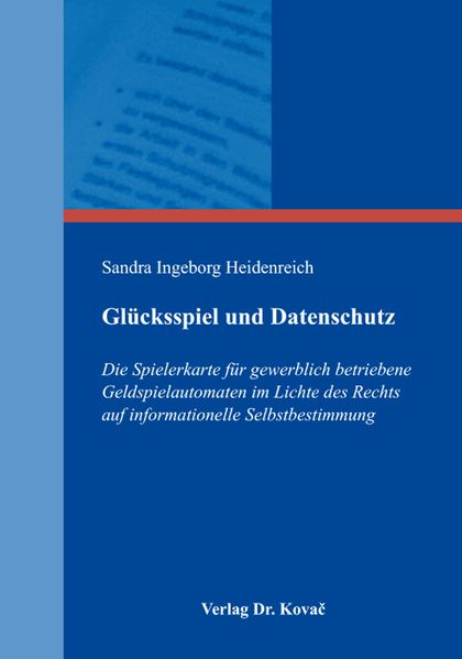 Glücksspiel und Datenschutz
