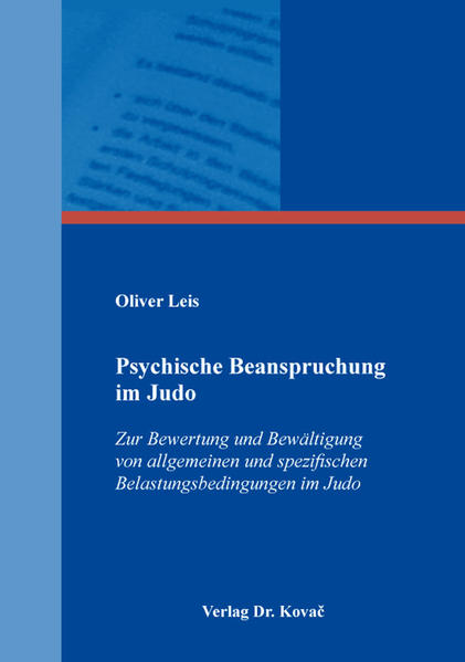 Psychische Beanspruchung im Judo