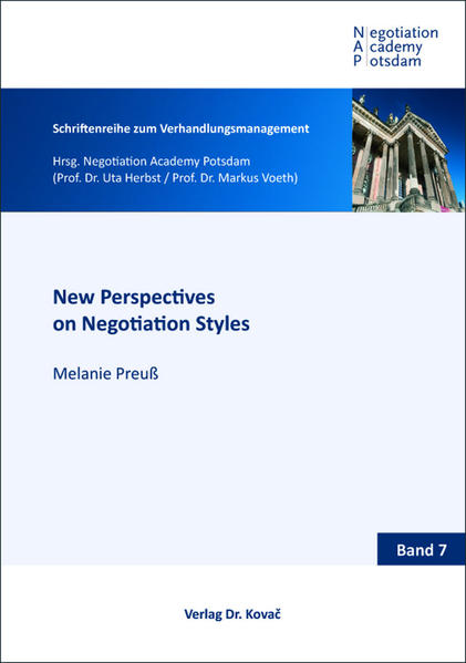 New Perspectives on Negotiation Styles