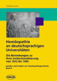 Homöopathie an deutschsprachigen Universitäten