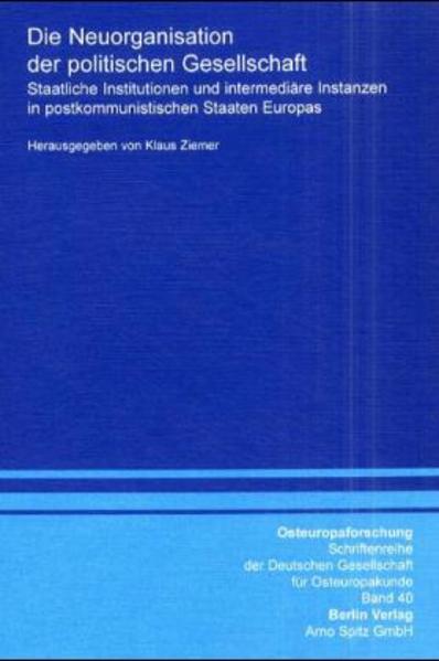 Die Neuorganisation der politischen Gesellschaft