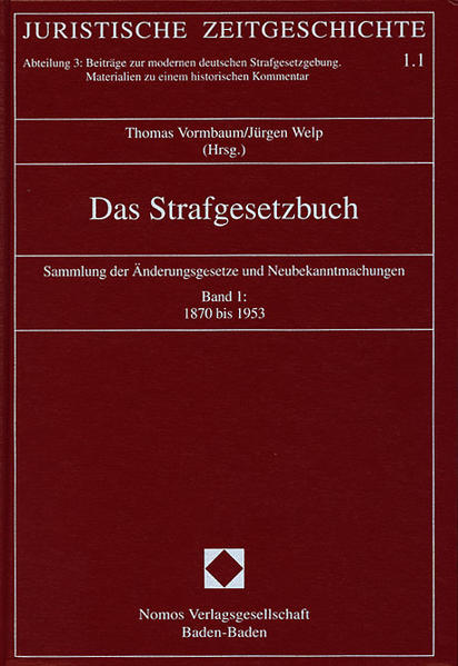 Das Strafgesetzbuch