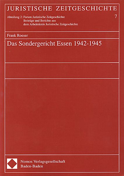 Das Sondergericht Essen 1942-1945