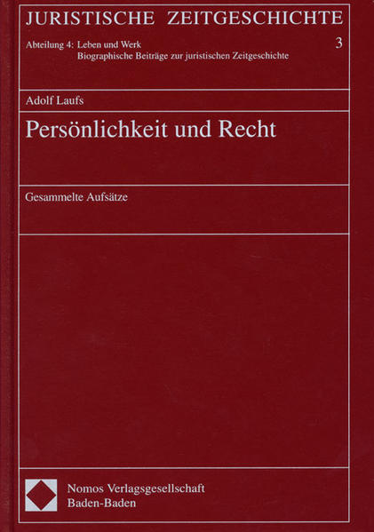 Persönlichkeit und Recht
