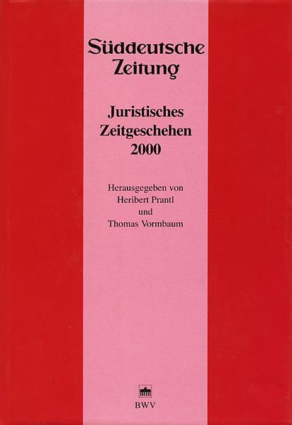 Juristisches Zeitgeschehen 2000 in der Süddeutschen Zeitung