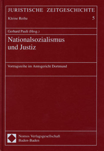 Nationalsozialismus und Justiz