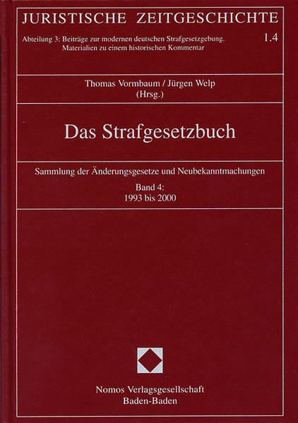 Das Strafgesetzbuch