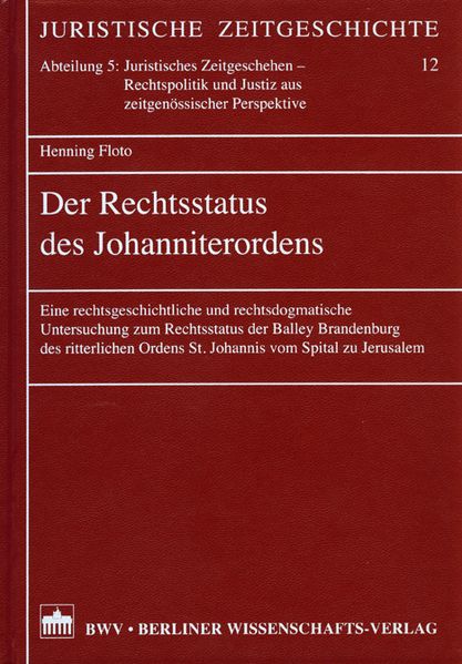 Der Rechtsstatus des Johanniterordens