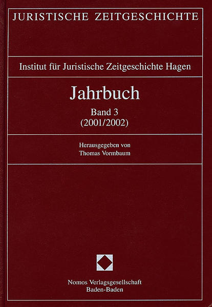Jahrbuch der Juristischen Zeitgeschichte