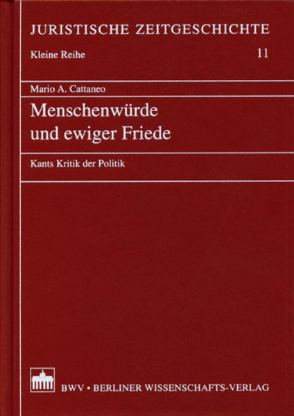 Menschenwürde und ewiger Friede