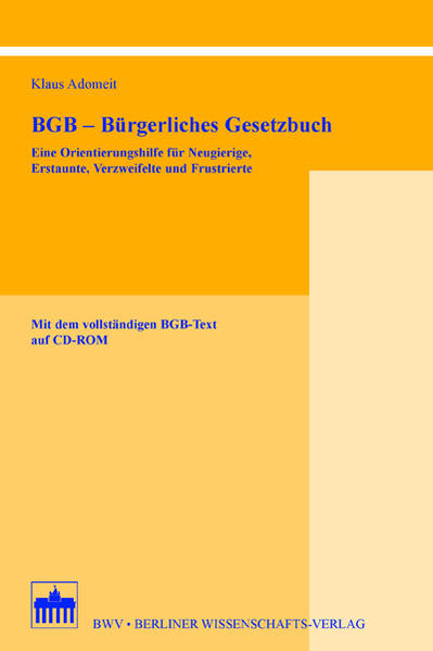 BGB - Bürgerliches Gesetzbuch