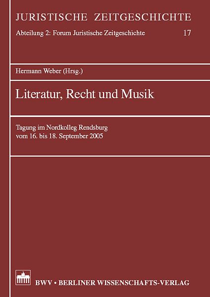 Literatur, Recht und Musik