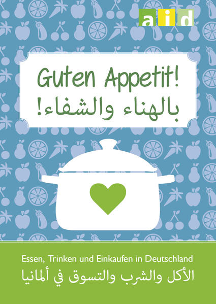 Essen und Trinken in Deutschland - Einkaufshilfe Deutsch/Arabisch im 10er Pack