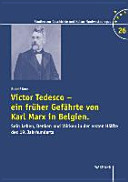 Victor Tedesco, ein früher Gefährte von Karl Marx in Belgien.