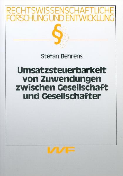 Umsatzsteuerbarkeit von Zuwendungen zwischen Gesellschaft und Gesellschafter
