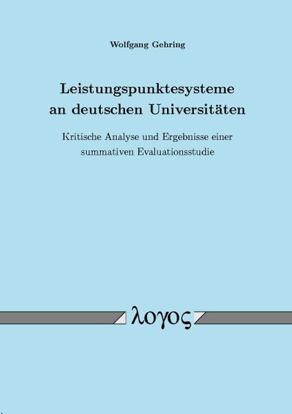 Leistungspunktesysteme an deutschen Universitäten