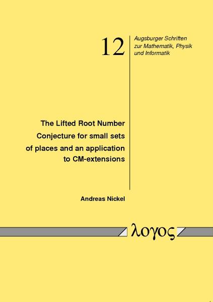 The Lifted Root Number Conjecture for small sets of places and an application to CM-extensions